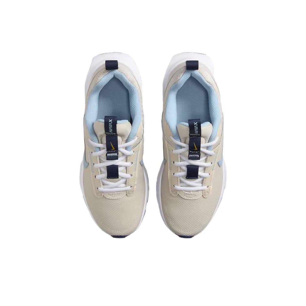 Nike Air Max Intrlk Удобная Универсальная Ткань Синтетическая Кожа Низкий Верх Детская Повседневная Обувь Детские кроссовки Желтый Белый DH9393-104