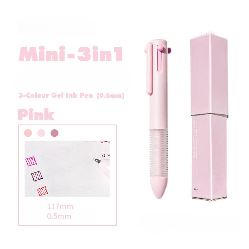 3 в 1 модная минималистичная гелевая ручка креативный дизайн однотонная канцелярская гелевая ручка 0,5 мм цветная ручка для рисования в журнале