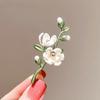 Style Enamel Lily Magnolia Alba Flower Brooches For Women Weddings Banquet Office Brooch Pins Gifts Clothes Ornament