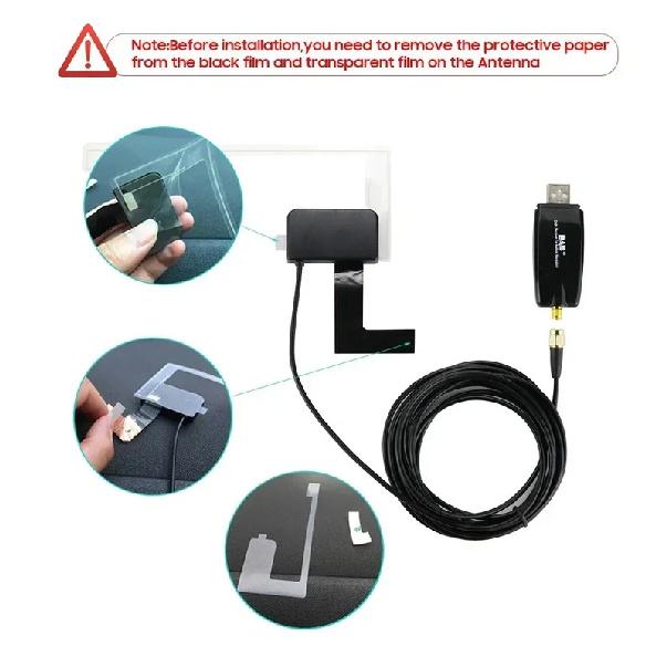 Автомобильный монитор DAB+ Блок-адаптер Dab USB Подходит только для Android Автомобильных Мультимедийных Плееров Которые Поддерживают DAB+