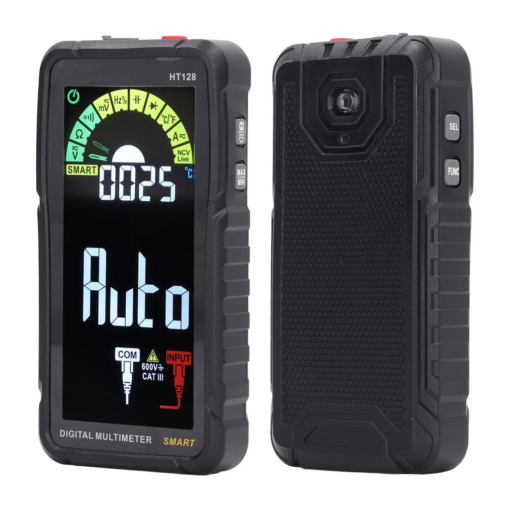 Цифровой мультиметр Автоматический ЖК-дисплей Цветной Защита от перегрузки Многофункциональный Портативный Вольтамперметр Напряжение
