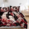 3pcs Anime Cartoon Design Comforter Set with One Quilt Cover and Two Pillowcases (No Core) - Festive Gift for Bedroom and Guest Room Decoration, Polye