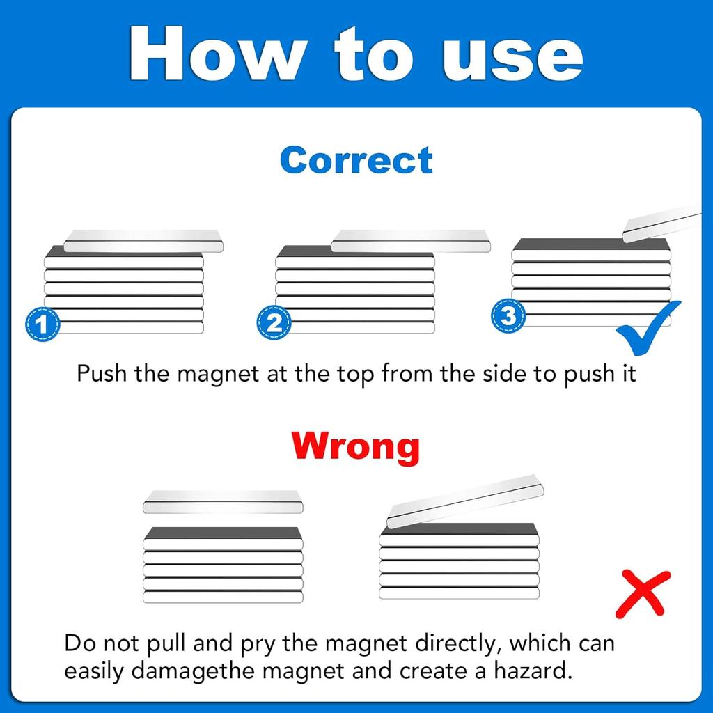 10 шт. 40x10x5 мм сильный неодимовый магнит NdFeB N35 квадратный постоянный магнитный диск Imanes