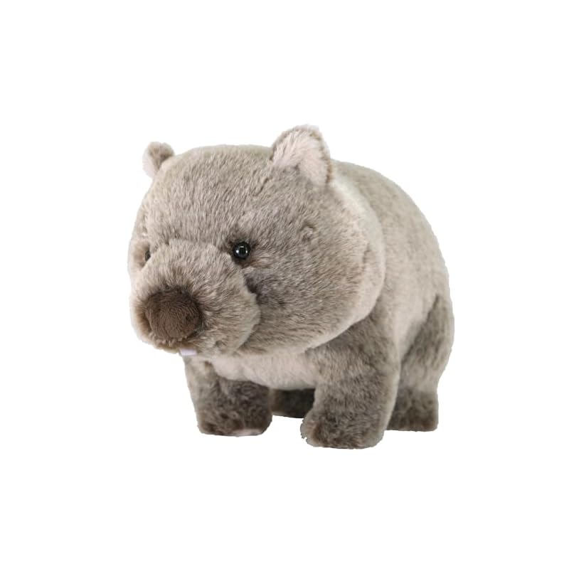 SunLemon Fluffies Средний Вомбат Мягкая Игрушка, 15 x 27 x 17см, Милый, Серия Редких Животных, P-1093