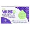 Wipe 'N Clear, Салфетки для линз, Коробка из 4 штук, 75 индивидуально упакованных мягких стеганых салфеток для линз