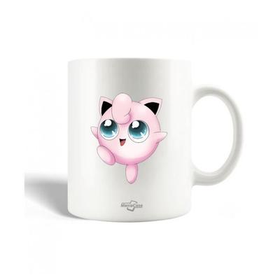 Керамическая кружка - Покемон - Джиглипафф - 30cl - Подходит для мытья в посудомоечной машине - Белая