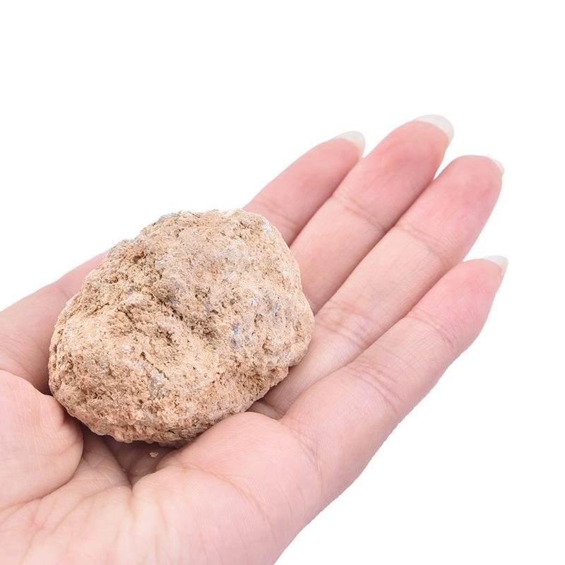 Geode Agate Raw Mineral Crystals Natural White Stone Cavity Irregular