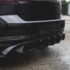 Для Volkswagen Golf MK7.5 GTI TCR 2017-2020 Задний Бампер Диффузор Пластина Спойлер Губа Сплиттер Комплект Обвеса Тюнинг Авто Аксессуары