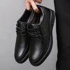 Spring and Autumn British Casual Business Dress Leather Shoes Men's Wedding Single Shoes Casual Shoes Suit Work Shoes