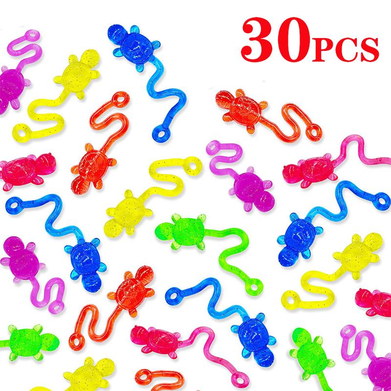 10/50Pcs Funny Sticky Hands Sensory Toy Palm Elastic Heart Foot Christmas Sticky Wall Climbing Squishy Toy For Kids Adult
