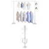 MRG Indoor Clothes Drying Tower, Foldable, Compact, 2-Tier, Large Capacity, Slim, Indoor Drying Rack, Laundry Drying Rack, Clothes Hanger Rack, Storag