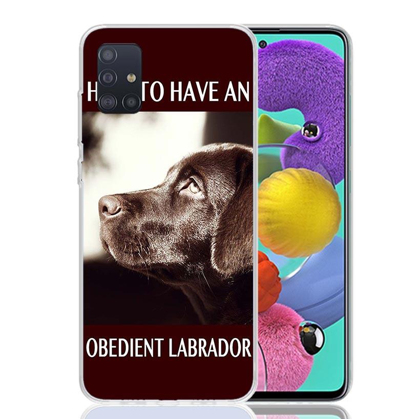 Labrador Retriever Dog Case Phone Cover for Samsung Galaxy A52 A51 A50 A42 A32 A22 A12 A02S A72 A71 A70 A41 A31 A21S A40 A30S A2