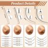 Stainless Steel Titanium Curved Piercing Taper Tool Earring Applicator Professional Puncture Straight/Curved Pole Earring Tool