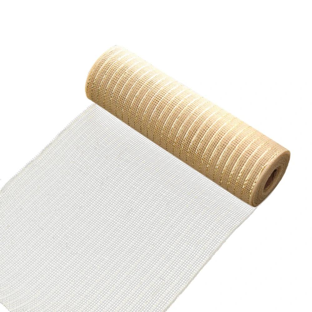 Сделай сам Лента для венка 10 ярдов Упаковочная лента для подарков Рождественская елка Сетка-лента Свадьба