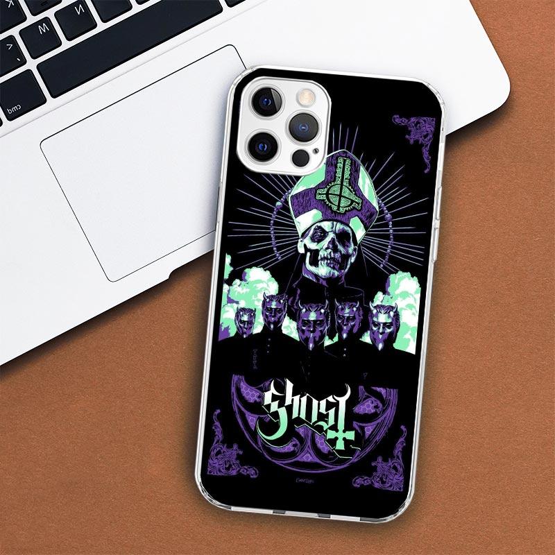 Ghost Papa Emeritus Phone Case For Apple iPhone 11 12 13 15 14 Pro 7 XR X XS Max 8 Plus + Mini SE Customized Print Soft Cover