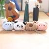 Cute Cute Bear Head Small Pendant Plush Toy Doll Kapibala Little Panda Bag Hanging Decoration Keychain