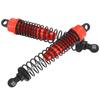 Регулируемый 110-миллиметровый амортизатор с полностью металлической пружиной, подходит для Traxxas Slash 2WDRed