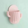 Toothbrush Holder Wall Self-adhesive Seamless Cactus Storage Rack Box Organizer Bathroom Shelf  Shower Accessories