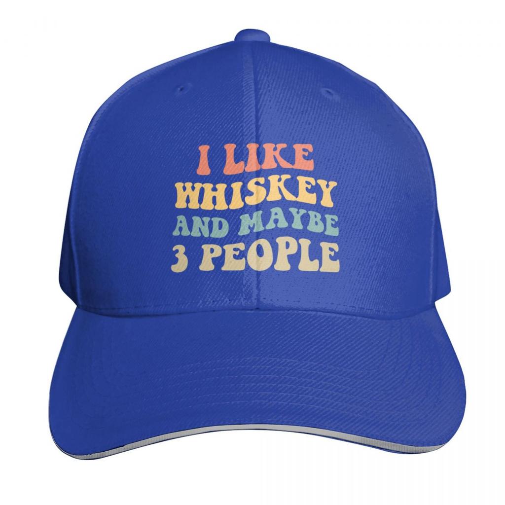 I Like Whiskey And Maybe People II Baseball Cap GentleUnisex Hat Luxury Unisex cap Hat Unisex Luxury Winter hat Womens Unisexs