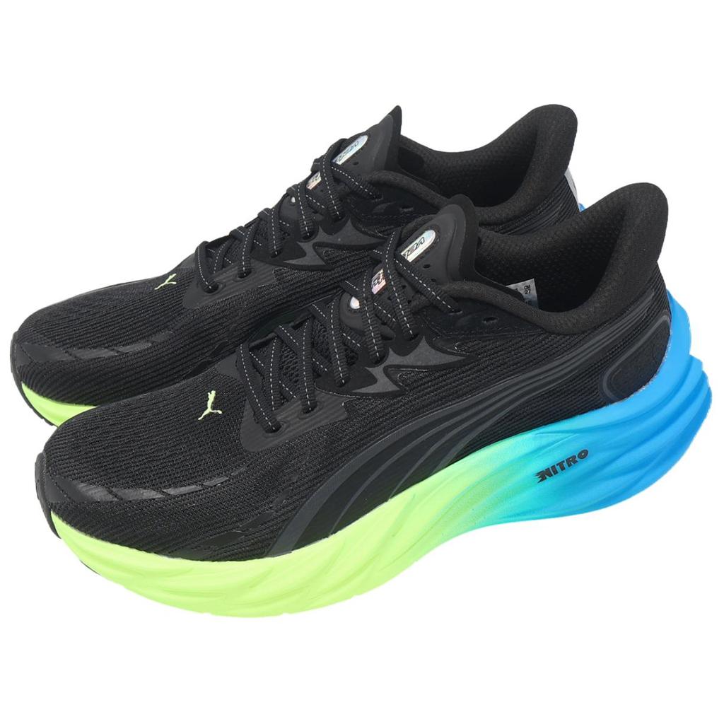 Puma Кроссовки унисекс Velocity Nitro 4 AP Черный Скорость Синий Puma-Black Fizzy-Light 312635-04