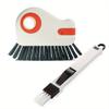 2PCS Window Track Cleaning Brush - Detachable Door and Window Side Brush, Glass Corner Cleaner, Plastic Side Seam Cleaning Plastic Brush