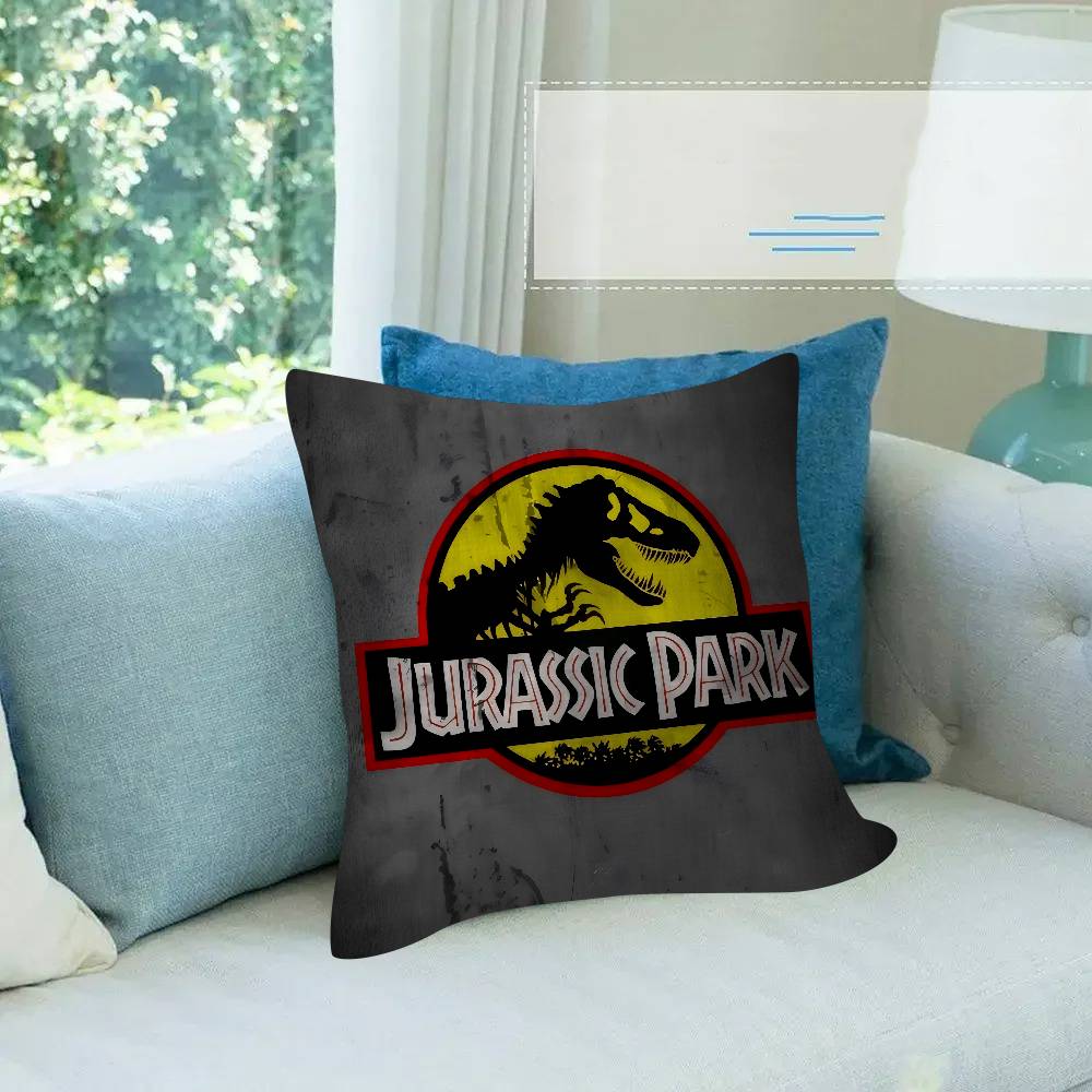 C-Cool J-Jurassic Логотип Мир Персонализированное Изображение Текст Домашние Декоративные Подушки Бытовые Подарки 45X45 см