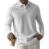 Men's Sweatshirts Spring/Autumn Polo Shirts Textured Men's Sports Polo Shirts