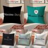 Fishon M-Massimo D-Dutti Pillow Case Anti-dustmite Pillowcase Invisible Zipper Silky Sofa Cushion Cover