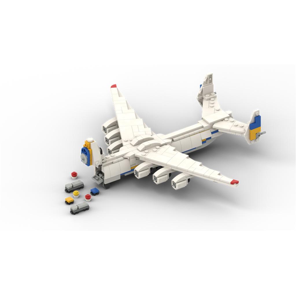Antonov An-225 Transport Aircraft Building Block Military Aircraft Model Assembly Toy Compatible Set