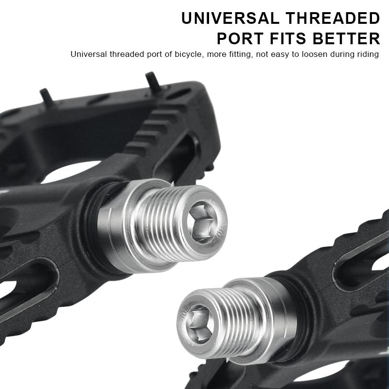 Bicycle Pedals Ultralight Sealed Bearings Nylon Mountain Road Bike Pedals Anti-Slip Footboard Bearing Cycling Accessories