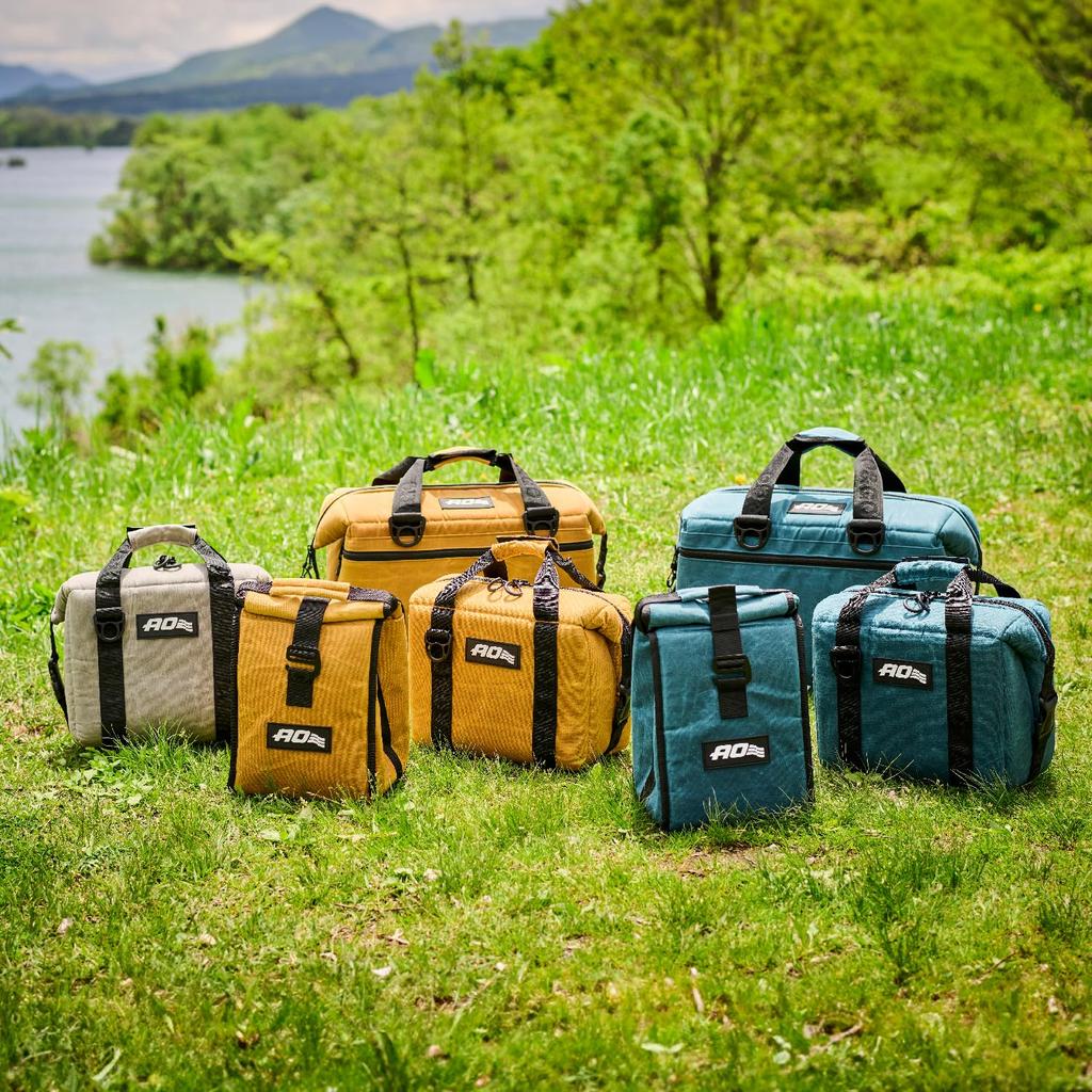 5 лет AO Coolers 9 Pack Вощеный холст мягкий охладитель светло-серый легкий водоотталкивающий холодоизоляционный охладитель сумка-холодильник сумка-холодильник маленькая