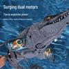 S11 4DRC Electric Camera Remote-Control Dinosaur Boat with Water Spray Toy for Kids