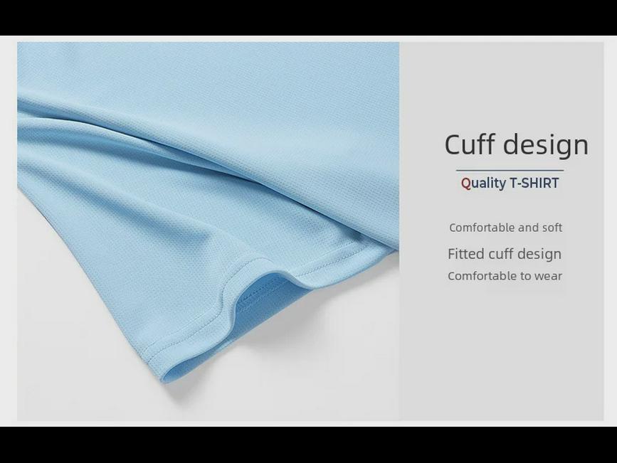 Мужская футболка Gradient Quick-Dry Ice Silk Mesh с короткими рукавами, дышащая, тренд лета 2023 года.