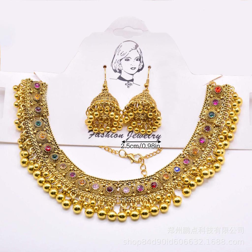 Персонализированные колокольчики, капли воды, серьги с бахромой, высококлассные ожерелья для ужина, геометрические ожерелья, модные костюмы, женщины