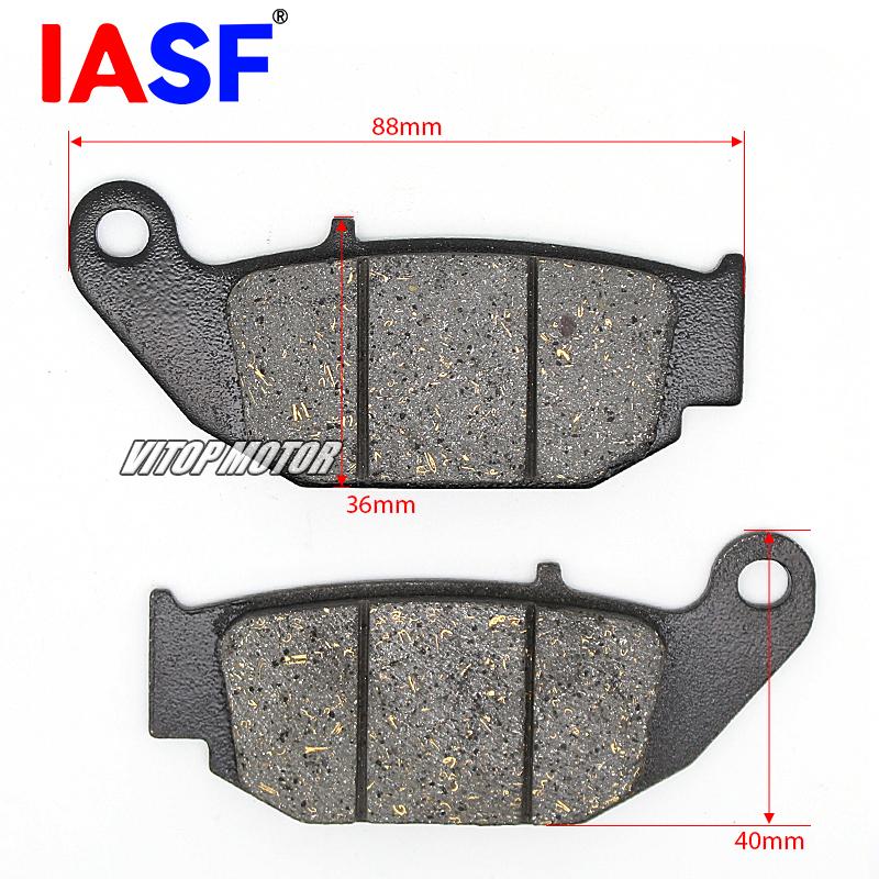 IASF Motorcycle Rear Brake Pads Set for Honda CRF250L CRF250M CBF 250 M CBF 250 L 12 2013 2014 2015 2016 2017 2018