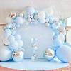 Blue Balloon Set Birthday Party Scene Arrangement Wedding Blue And White Balloons 