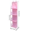 1pc 4 /6Layer Over The Door Hanging Organizer Cosmetics Wall Hanging Storage Organizerfor Nursery Bathroom Closet Bedroom Dorm