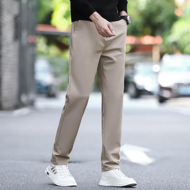 JEEP Men's 2025 Business Casual Elastic Straight-Leg Pants