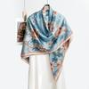 Fragrant Cloud Yarn Spring And Autumn Silk Scarf 140 * 140 Square Scarf Fashionable, Versatile Hangzhou Scarf Printed Scarf Shawl