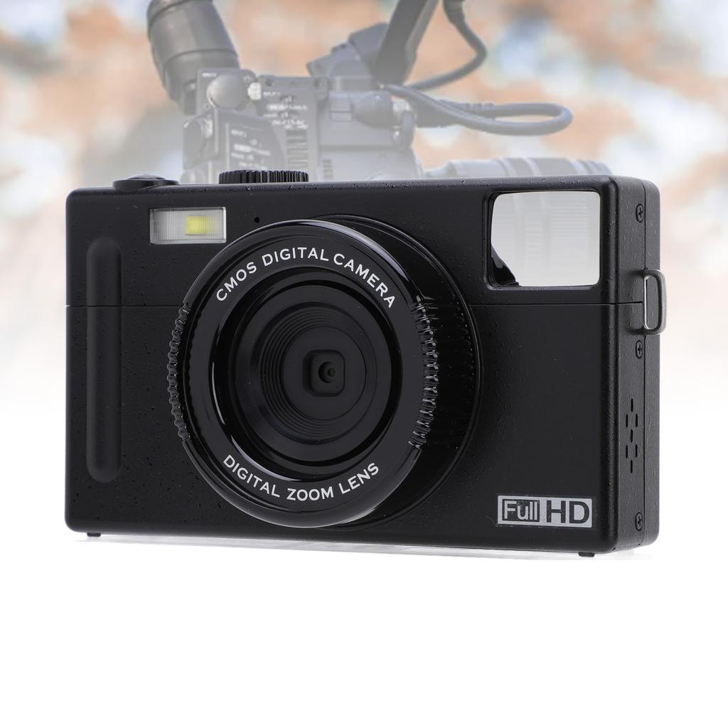 Цифровая камера для подростков 48MP 1080P HD 3-дюймовый IPS экран 16X цифровой зум USB C портативный карманный видео