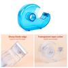 Transparent Desktop Tape Cutter Tape Hand Use Practical Plastic Adhesive Tape Dispenser Portable Lightweight for Office