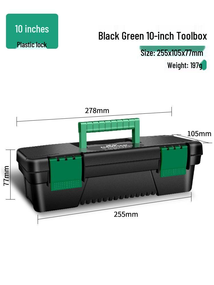 Baolian Portable Multi-Functional Tool Box - Professional-Grade, Small Storage for Household, Car Maintenance, and Electrician Use.