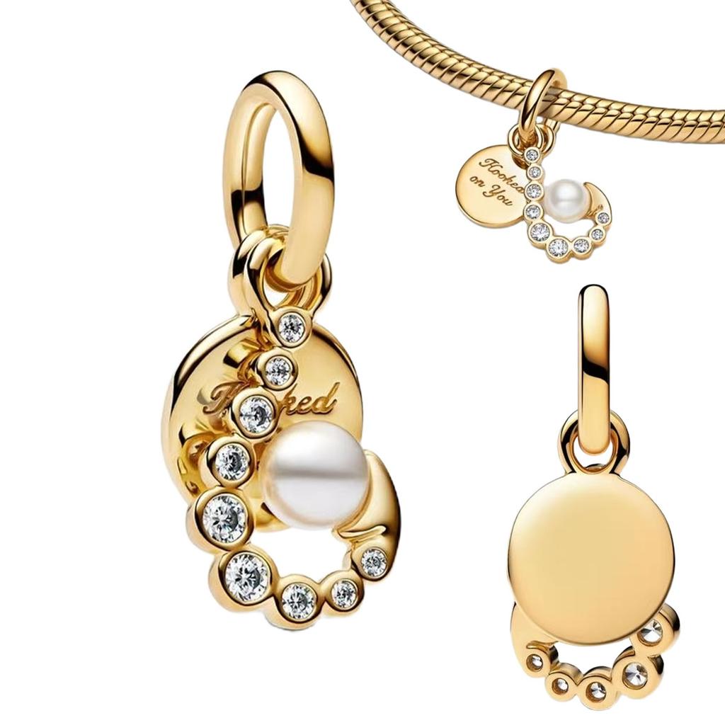 Новые Оригинальные Медные Океанические Шармы Морская Звезда Кит Морской Конёк Ракушка Бусины Для Ожерелий Браслетов Сделай Сам Подарок Ювелирные Изделия