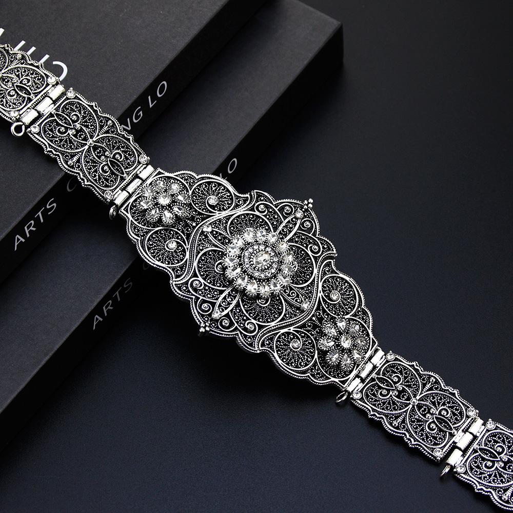 Женский металлический пояс золотого цвета с кристаллами, регулируемая длина, свадебные украшения