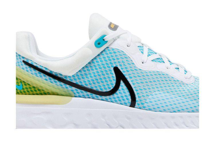 Nike React Miler 3 White Chlorine Vivid Sulfur