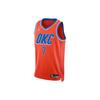 Баскетбольная майка Chet Holmgren Oklahoma City Thunder Statement Edition унисекс оранжевая DO9537-893