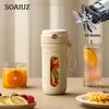 Электрический портативный блендер с 10 лезвиями, 350 мл, соковыжималка, миксеры для фруктов, USB аккумуляторная соковыжималка для смузи, чашка, соковыжималка, соковыжималка