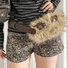 PU Leather Leather Fur Belt Spicy Girl Style Y2K Waistband Fashion Plush Belt  Female/Girls