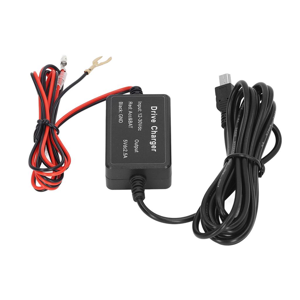 Комплект проводов для видеорегистратора, 24-часовое наблюдение с высоким уровнем безопасности для зеркальной камеры, GPS-навигатора, радар-детектора