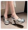 Туфли Мэри Джейн для женщин, модные брендовые новые свадебные модельные туфли на массивном каблуке, новая весенняя однотонная уличная женская обувь